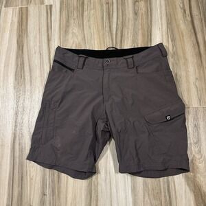 Truewerk T1 Werk Shorts Mens 36 Short Gray 8"  Cargo Performance Workwear Chino